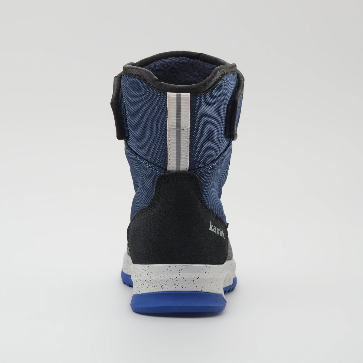 Navy : Stormex EZ Kids Winter Boots -Back View
