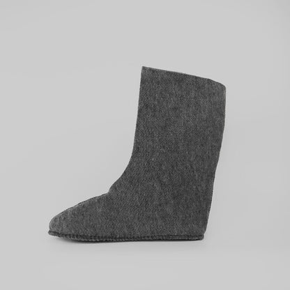 GRAY : Men Felt Replacement Liner 8mm for Tundra Boots Inside View