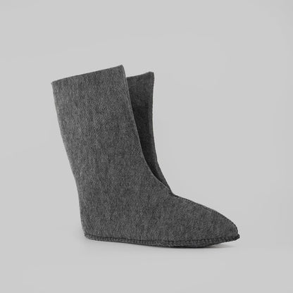 GRAY : Men Felt Replacement Liner 8mm for Tundra Boots Main View