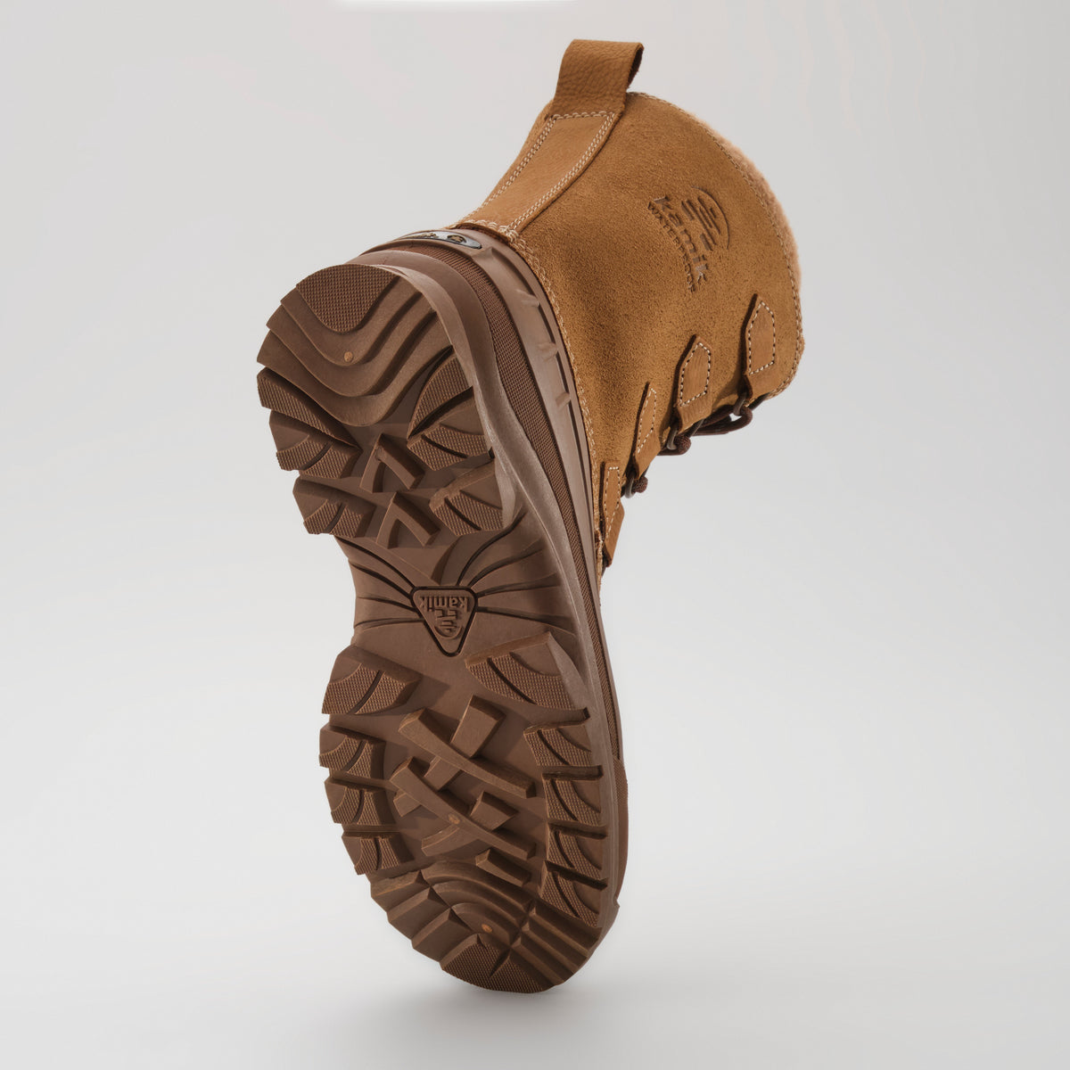 Tan-Brown : Alborg Women's Winter Boots - Outsole View