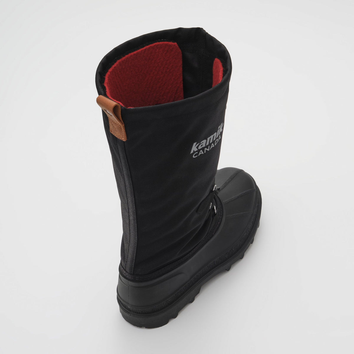 Black : Canuck Men's Winter Boots - Three-Quarter Back View