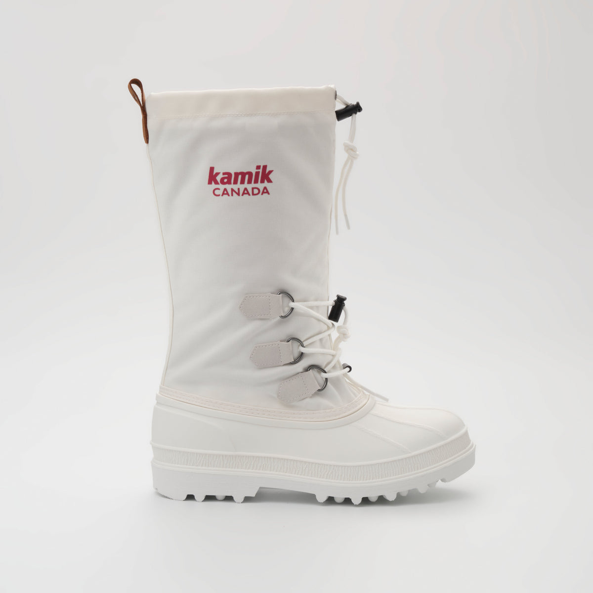 White : Canuck Men's Winter Boots - Side View