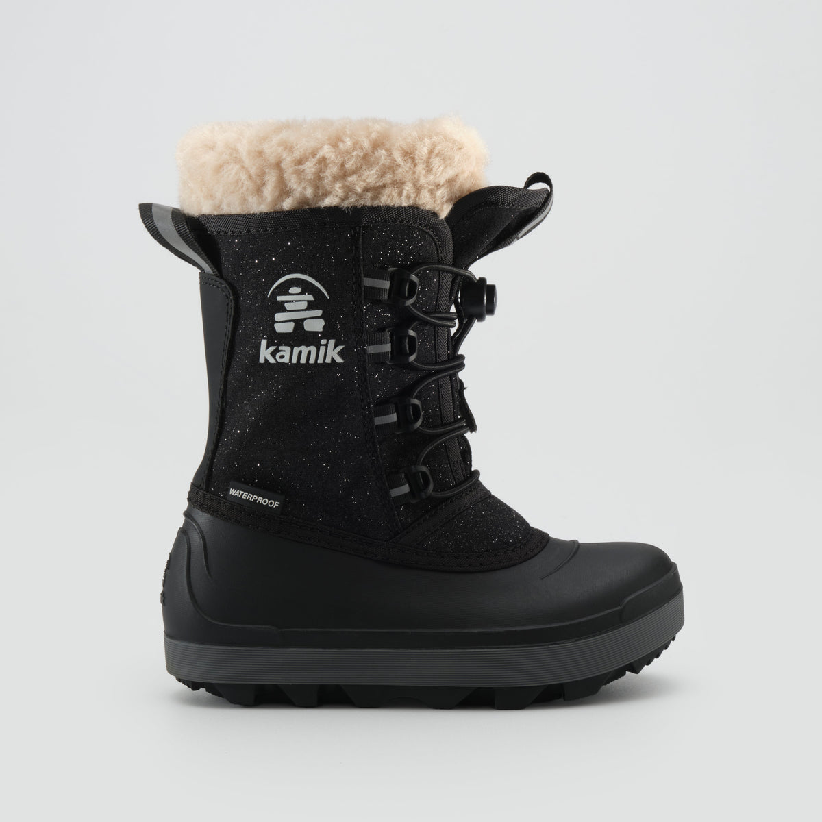 Glitter : Cascade Kids Winter Boots - Side View