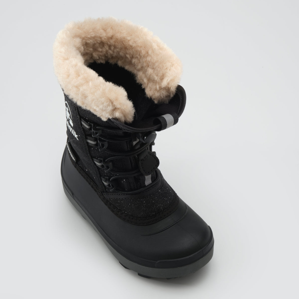 Glitter : Cascade Kids Winter Boots - Three-Quarter Top View
