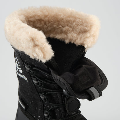 Glitter : Cascade Kids Winter Boots - Close-up Top View