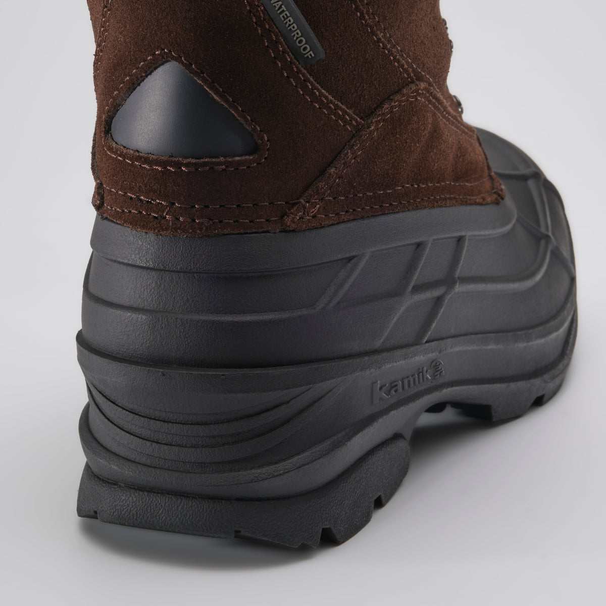 Dark Brown : Fargo 2 Men's Winter Boots - Three-Quarter Back View