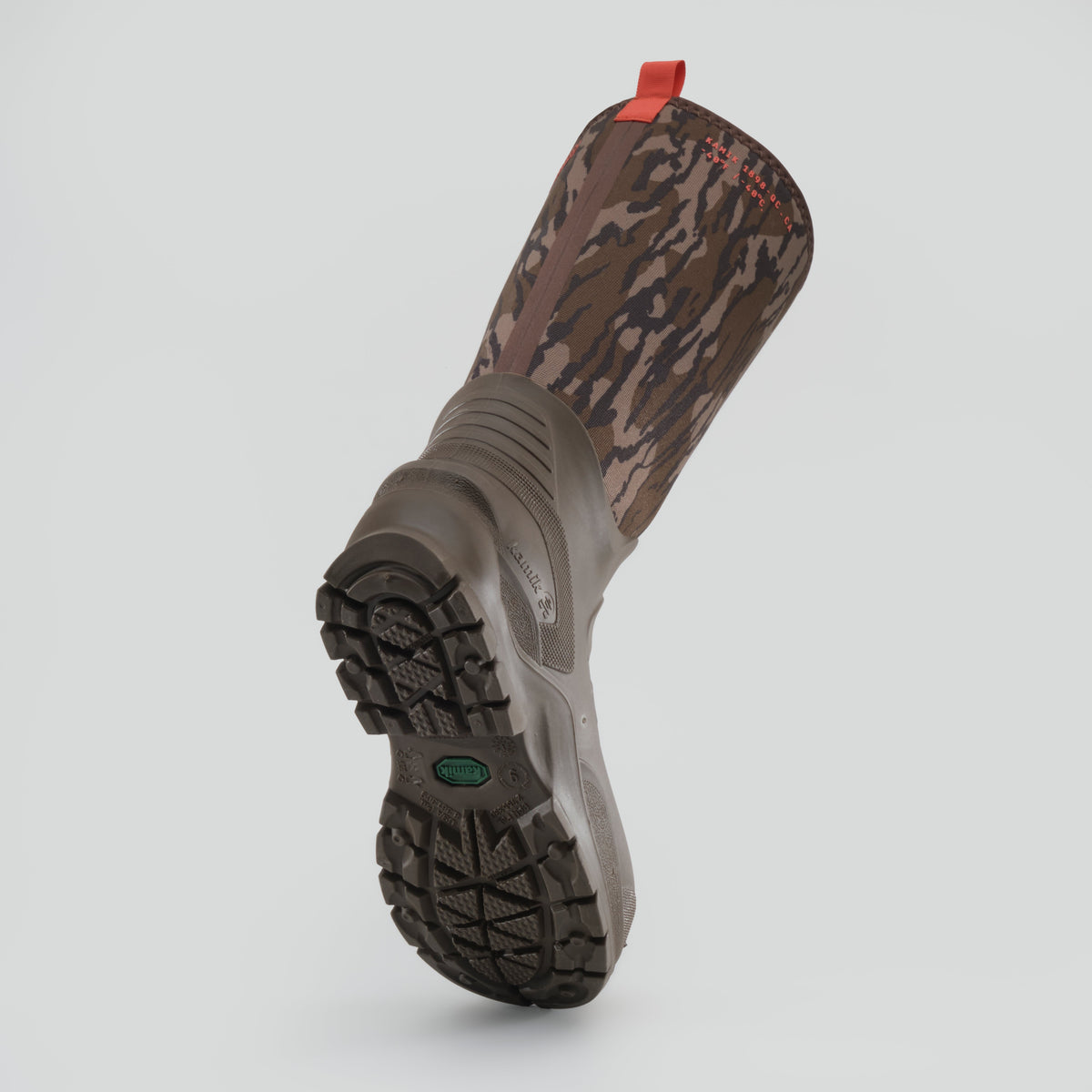 Mossy Oak Bottomland : Field Day Camo Men's Work Boots - Outsole View