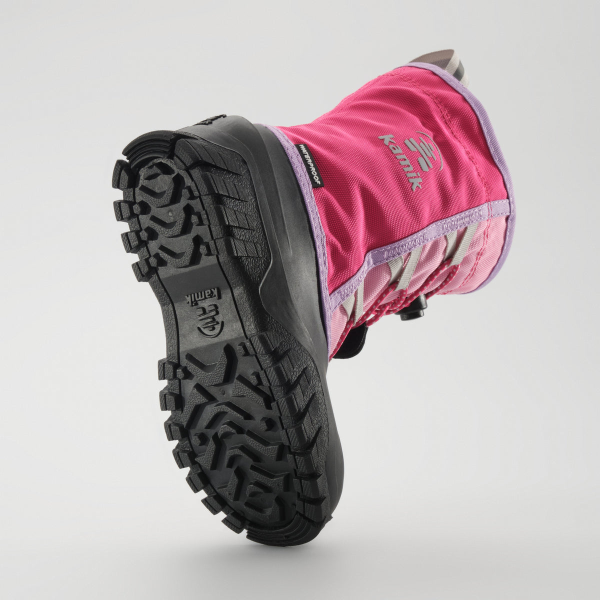 Pink : Freezie Kids Winter Boots - Outsole View