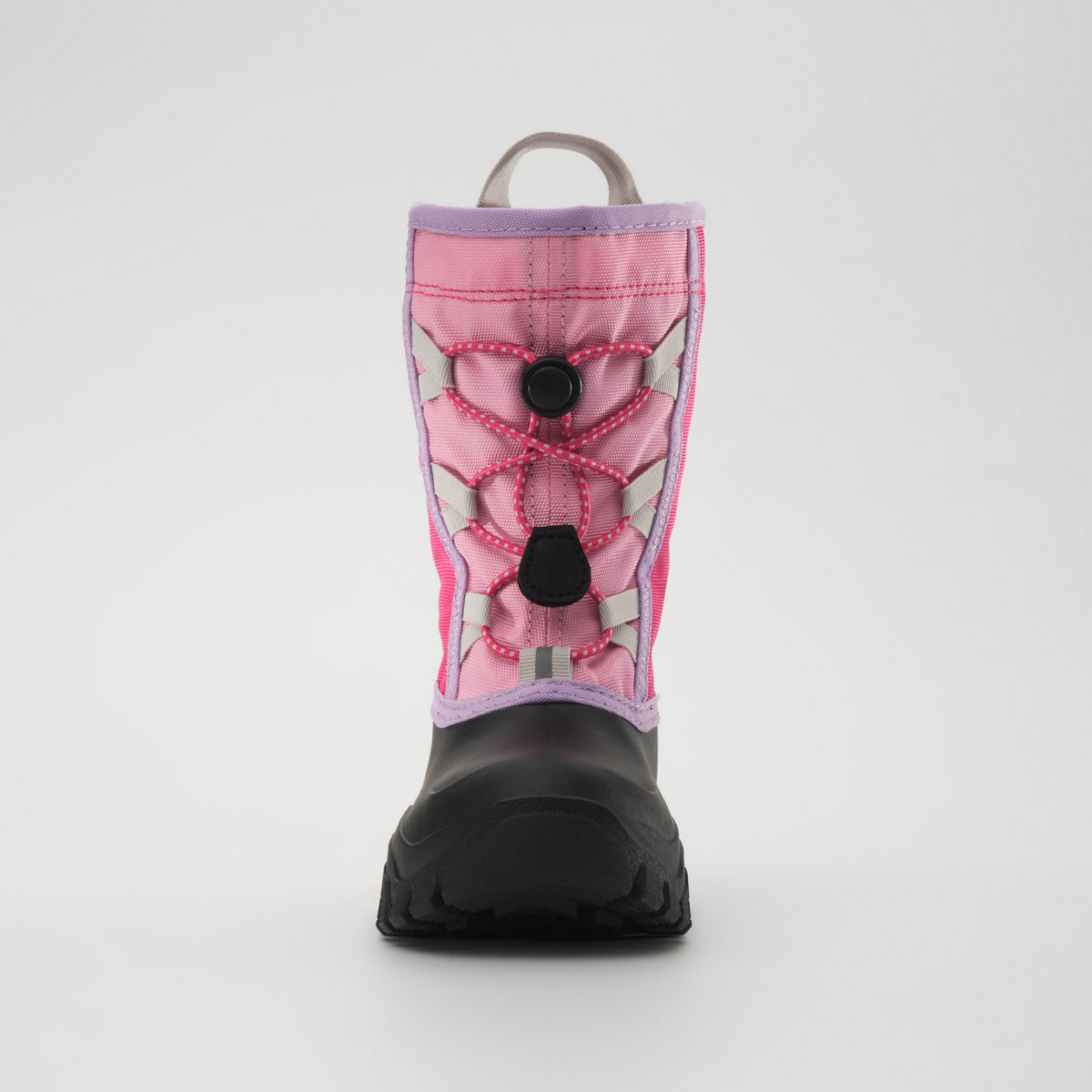 Pink : Freezie Kids Winter Boots - Front View