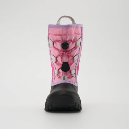 Pink : Freezie Kids Winter Boots - Front View