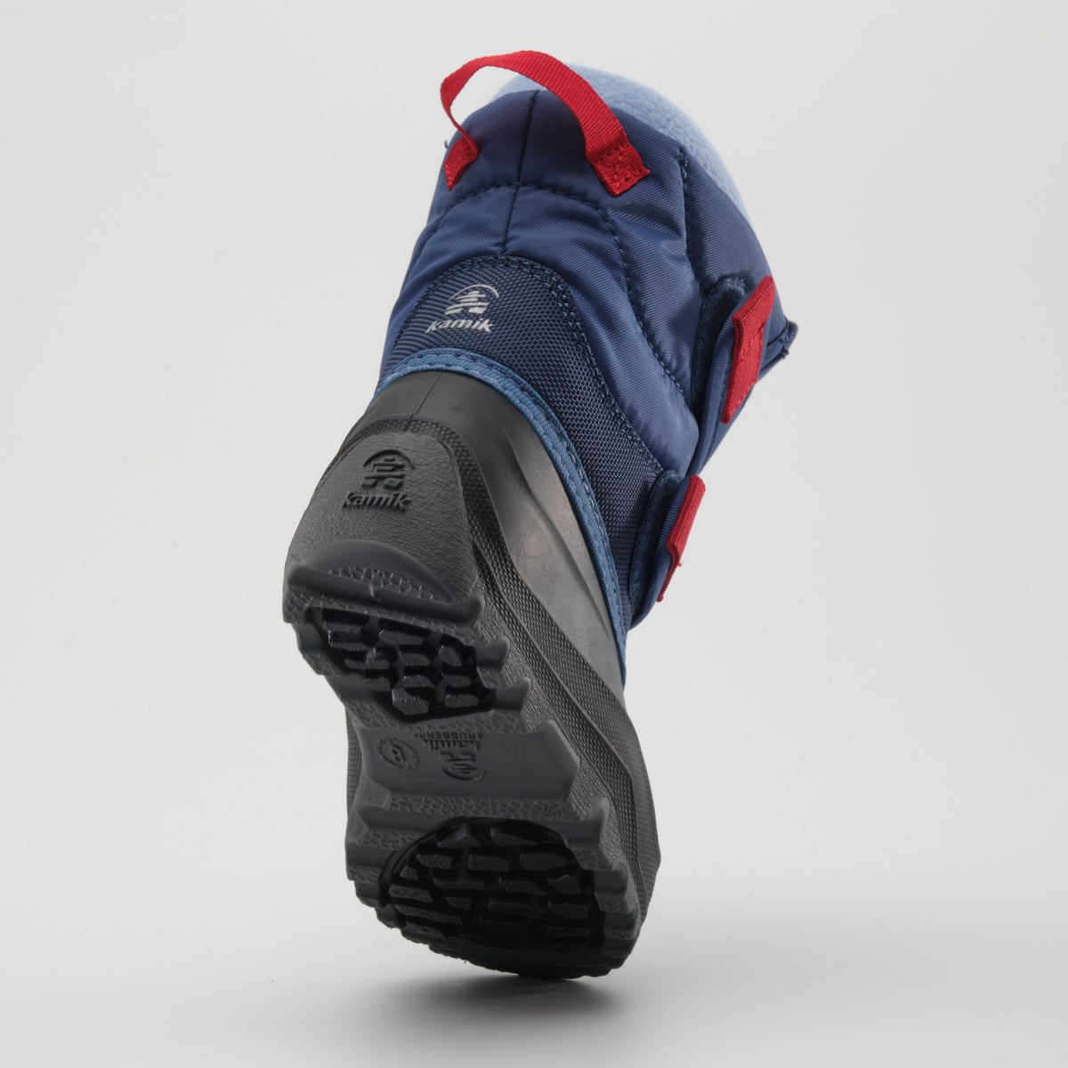 Light Navy : Hibou Toddlers Winter Boots - Outsole View