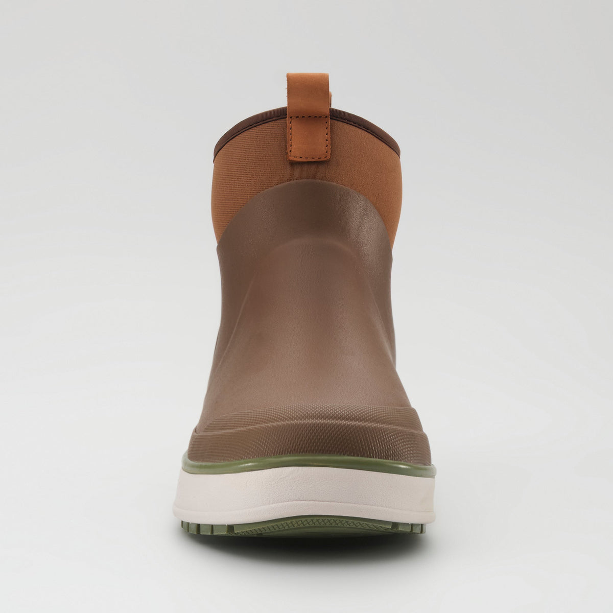 Dark Brown : Lowtide Men's Rain Boots - Front View