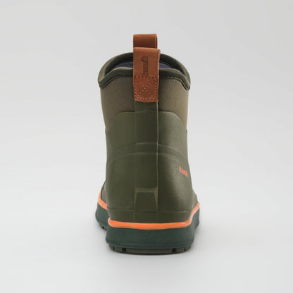Dark Olive : Lowtide Men's Rain Boots - Back View