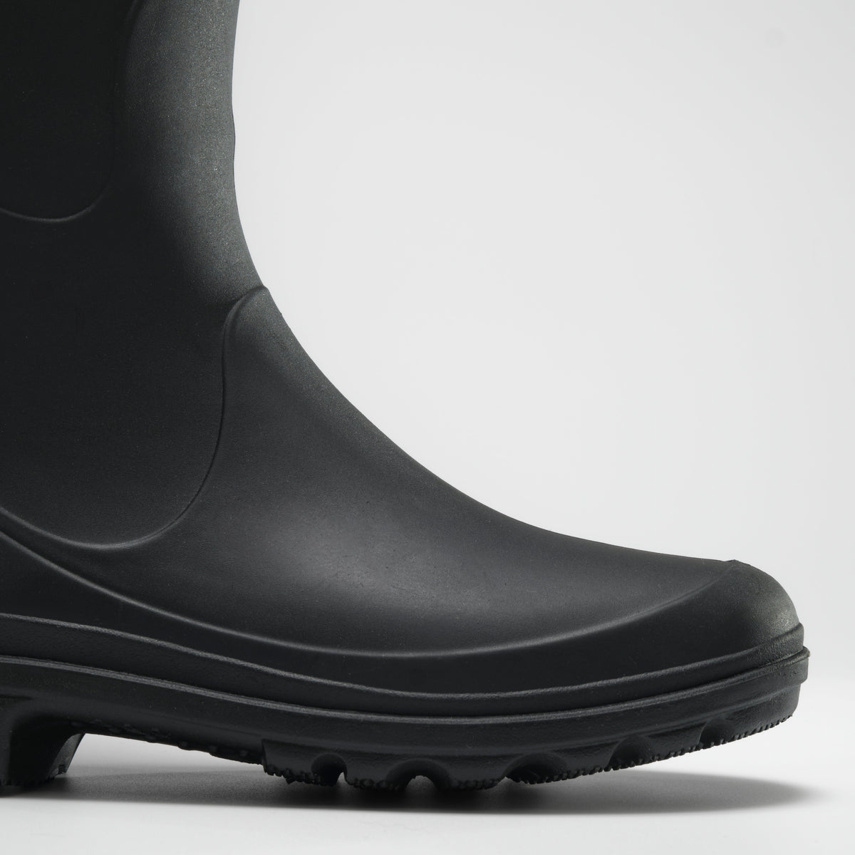 Black : Miranda Women's Rain Boots - Side View Close-up