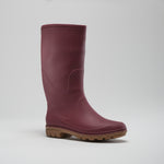 Burgundy : Miranda Women's Rain Boots - Main View