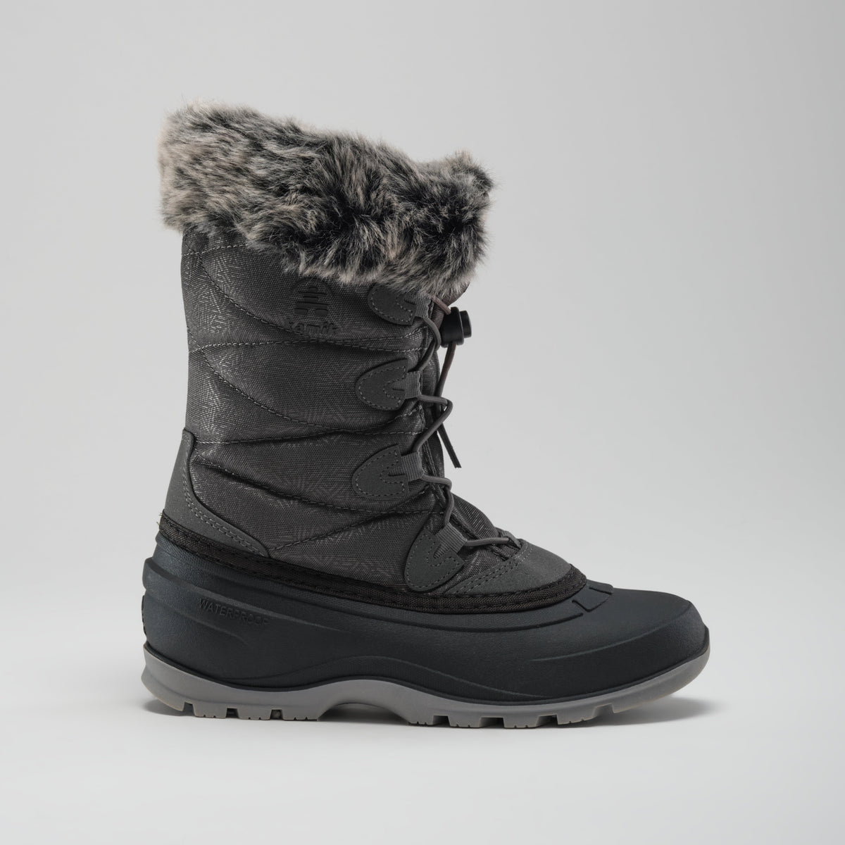 Charcoal : Momentum 3 Women's Winter Boots - Side View