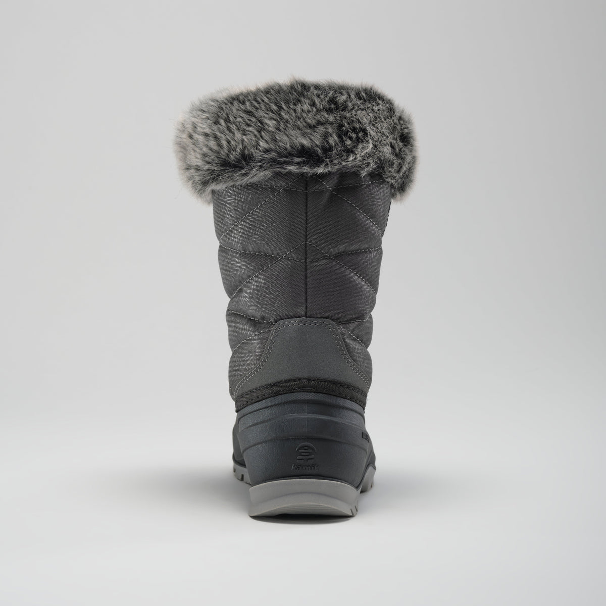 Charcoal : Momentum 3 Women's Winter Boots - Back View