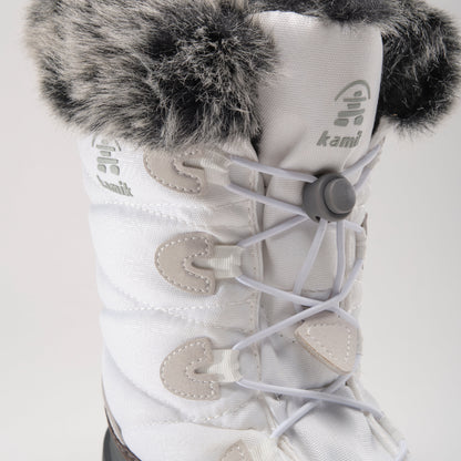 White : Momentum 3 Women's Winter Boots - Laces View