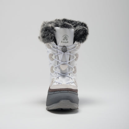 White : Momentum 3 Women's Winter Boots - Front View