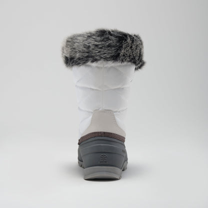 White : Momentum 3 Women's Winter Boots - Back View
