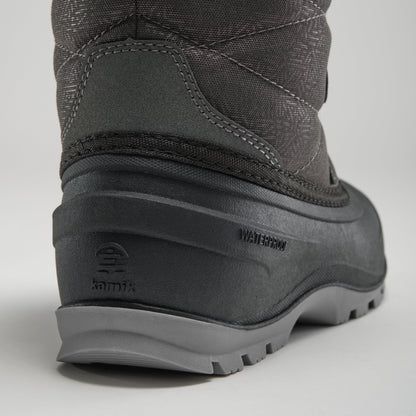 Charcoal : Momentum Low 2 Women's Winter Boots - Close-up Back View