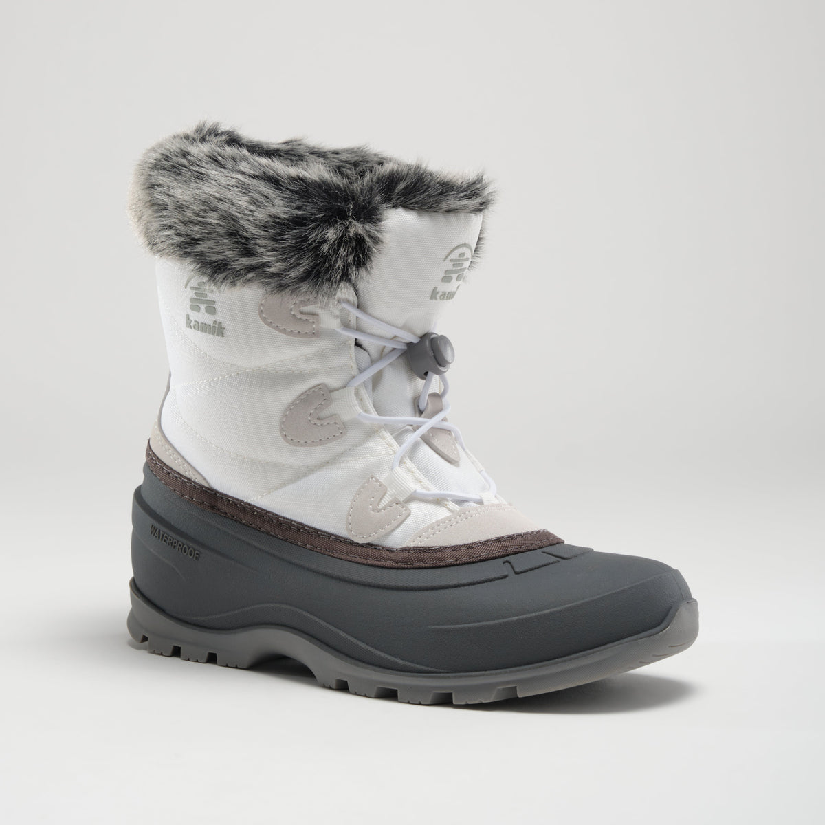 White : Momentum Low 2 Women's Winter Boots - Main View