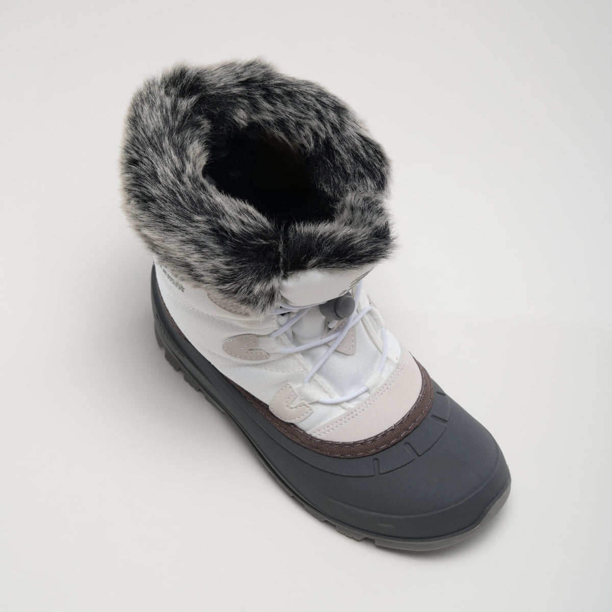 White : Momentum Low 2 Women's Winter Boots - Top View