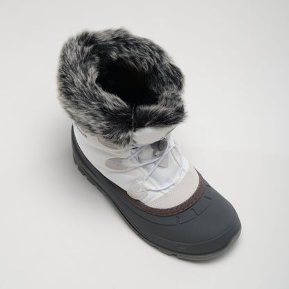 White : Momentum Low 2 Women's Winter Boots - Top View