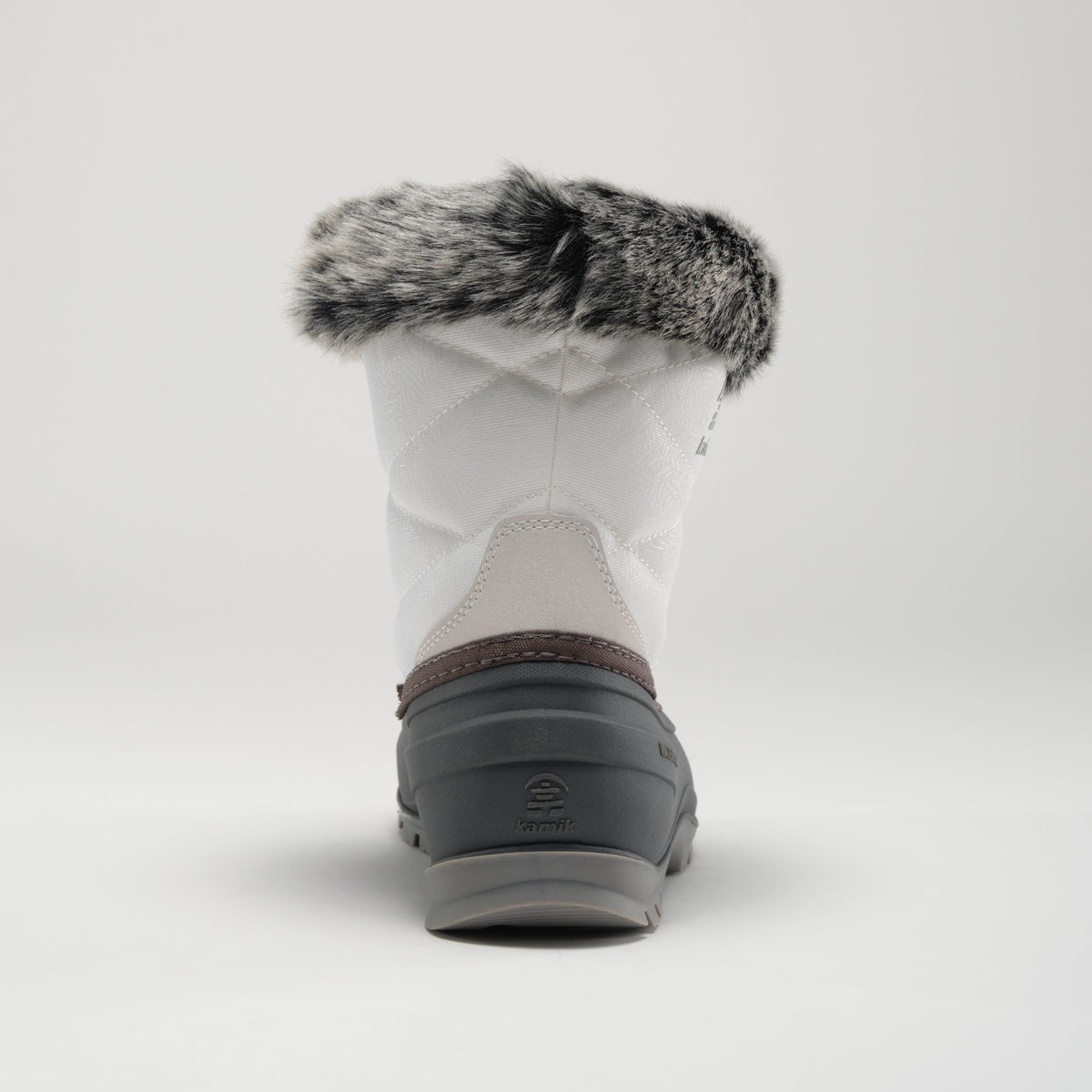 White : Momentum Low 2 Women's Winter Boots - Back View
