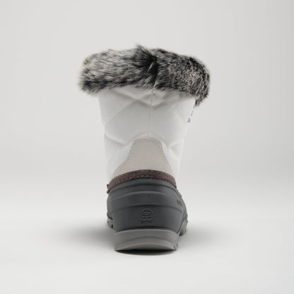 White : Momentum Low 2 Women's Winter Boots - Back View