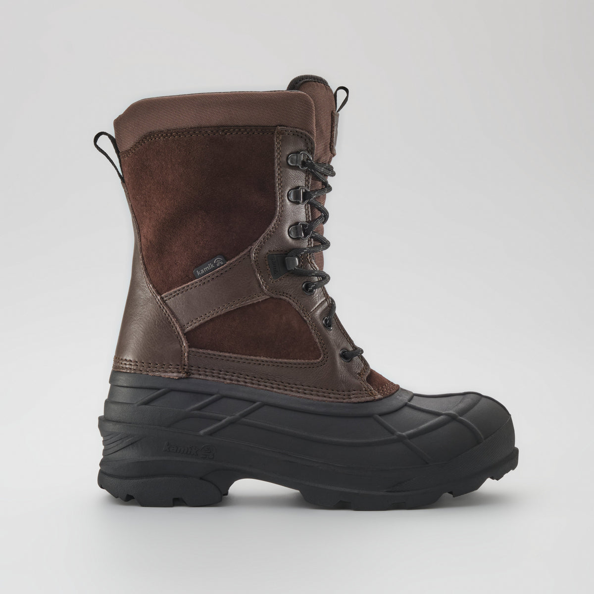 Brown : Nation Plus Men's Winter Boots - Side View