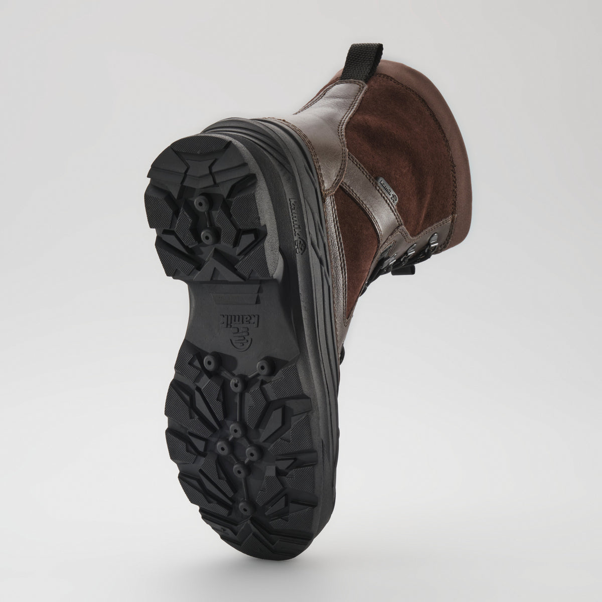 Brown : Nation Plus Men's Winter Boots - Outsole View