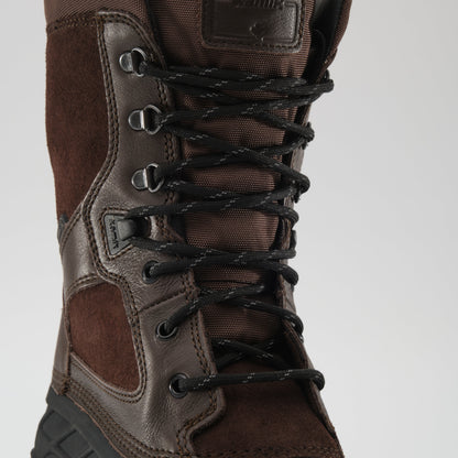 Brown : Nation Plus Men's Winter Boots - Zoom-in Front View