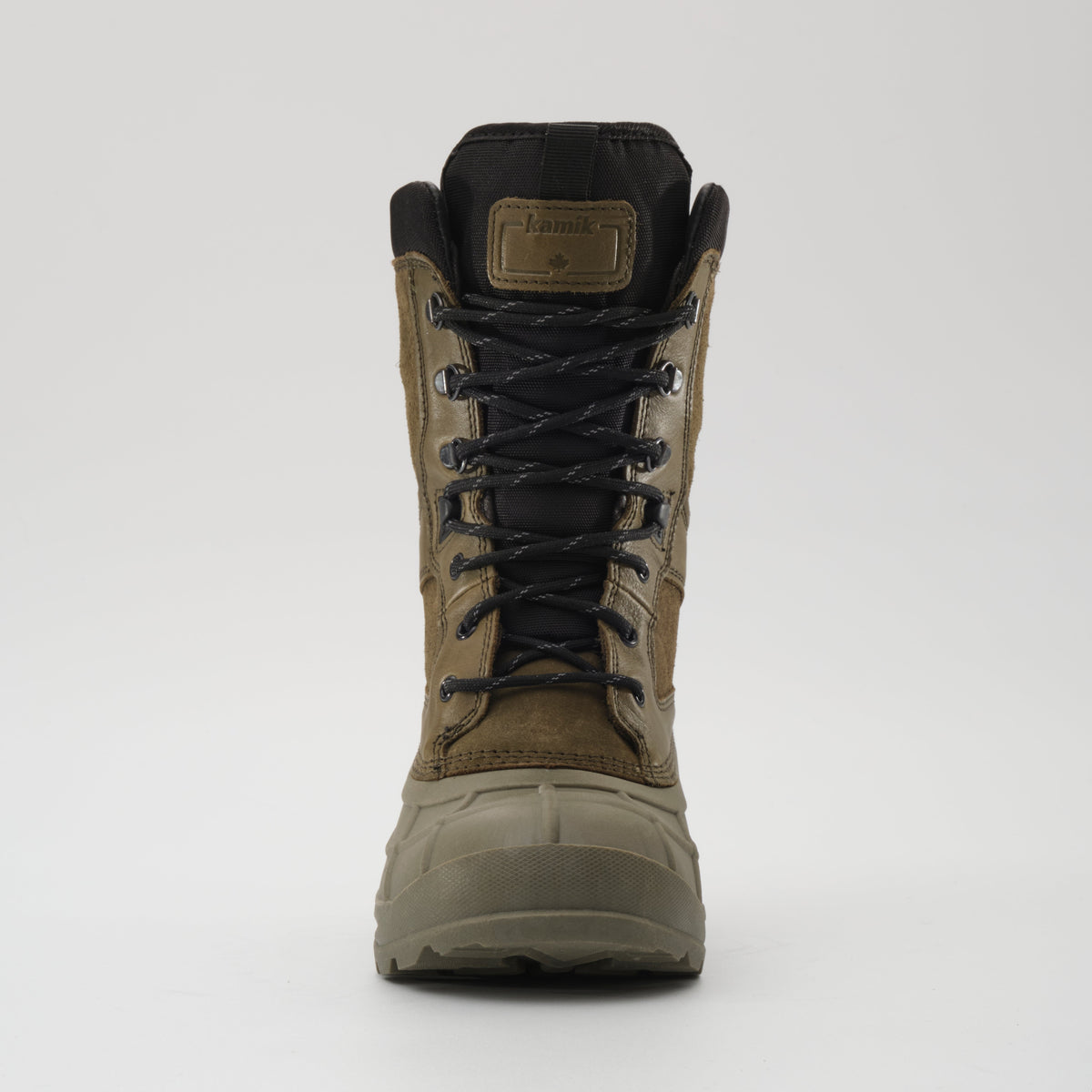 Dark Olive : Nation Plus Men's Winter Boots - Front View