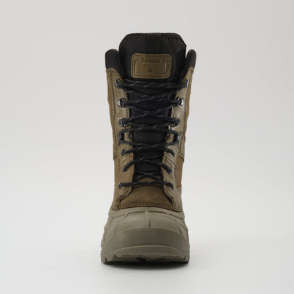 Dark Olive : Nation Plus Men's Winter Boots - Front View