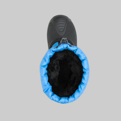 Blue : Northpole Kids Winter Boots - Top View