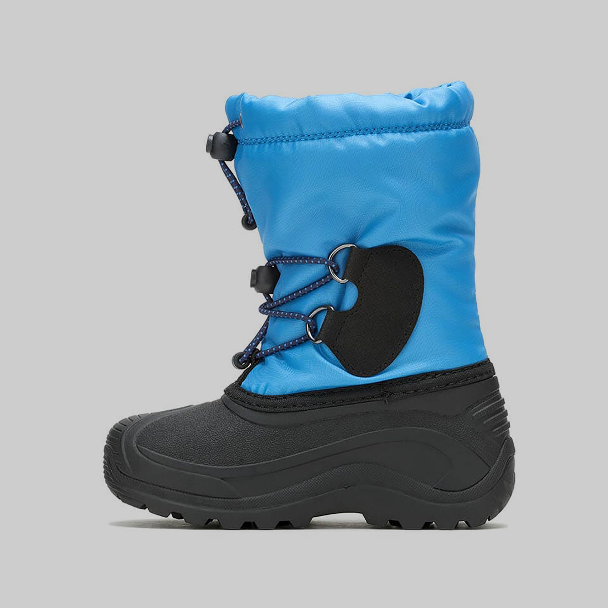 Blue : Northpole Kids Winter Boots - Left Side View