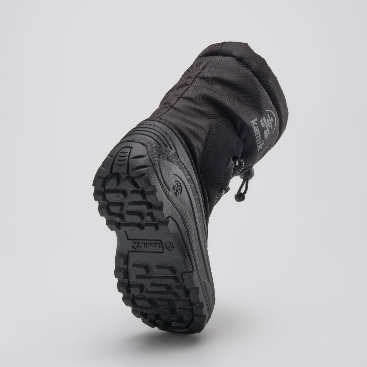 Black : Northpole Kids Winter Boots - Outsole View