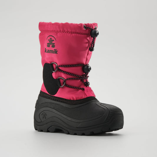 Magenta : Northpole Kids Winter Boots - Main View