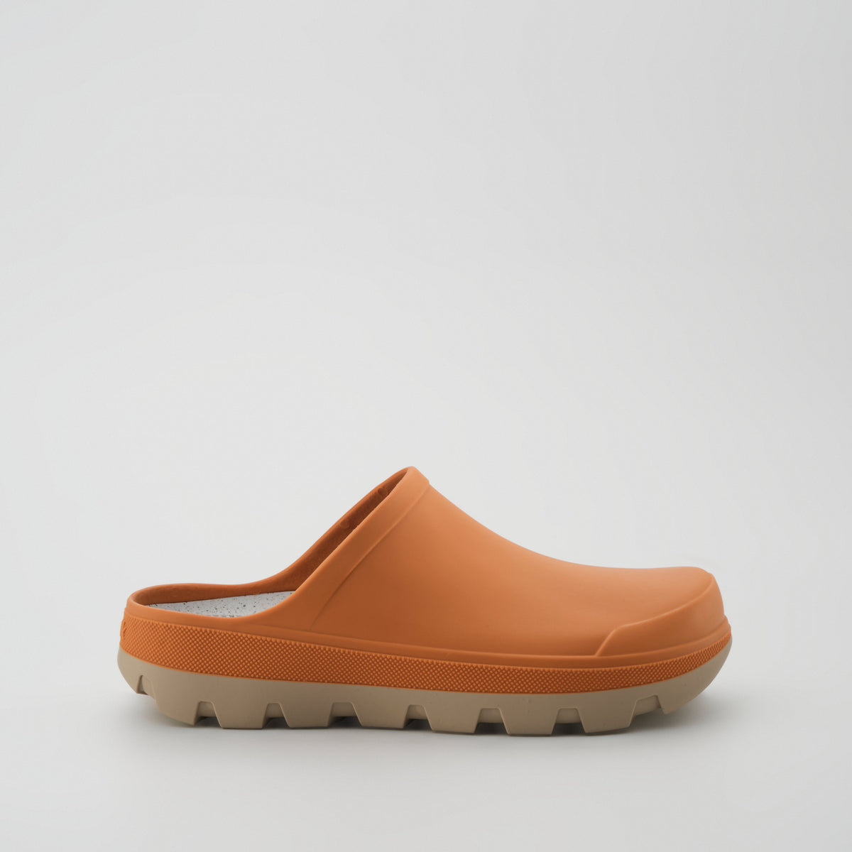 Orange-Fossil : Nova Unisex Comfort Clogs - Side View