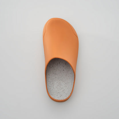 Orange-Fossil : Nova Unisex Comfort Clogs - Top View