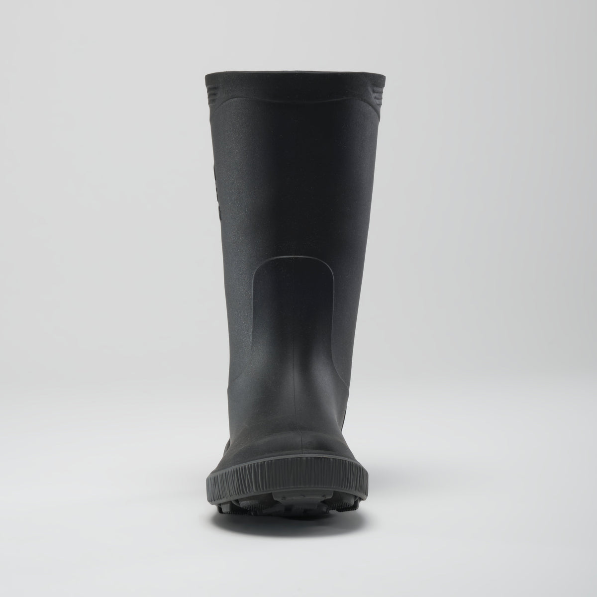 Black-Charcoal : Riptide Kids' Rain Boots - Front View