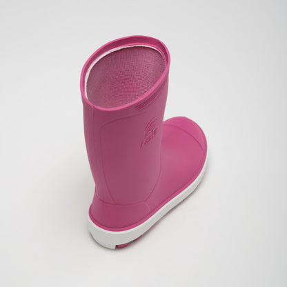 Magenta : Riptide Kids' Rain Boots - Top View