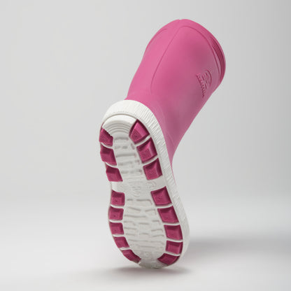 Magenta : Riptide Kids' Rain Boots - Outsole View