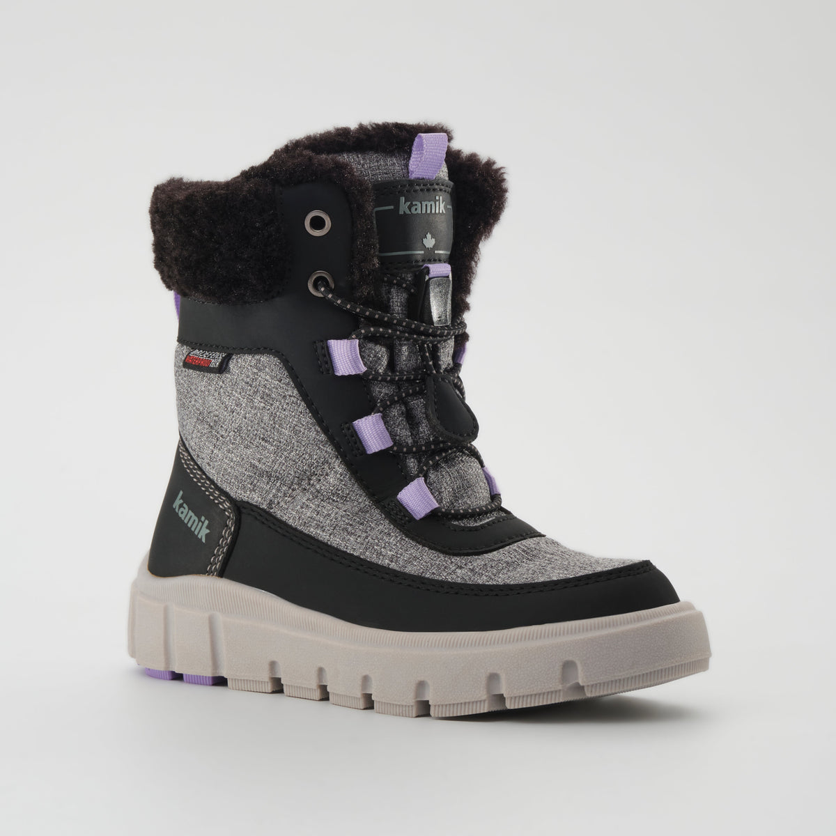 Charcoal : Seeker F Kids Winter Boots - Main View