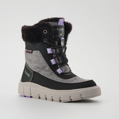 Charcoal : Seeker F Kids Winter Boots - Main View