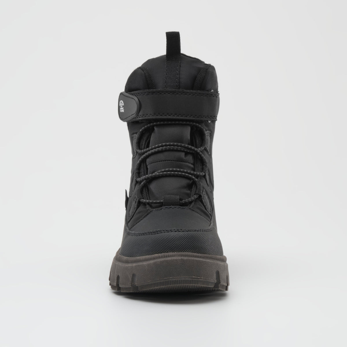 Black : Seeker Kids Winter Boots - Front View