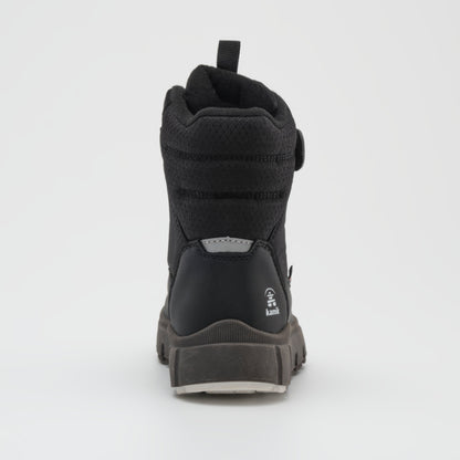 Black : Seeker Kids Winter Boots - Back View