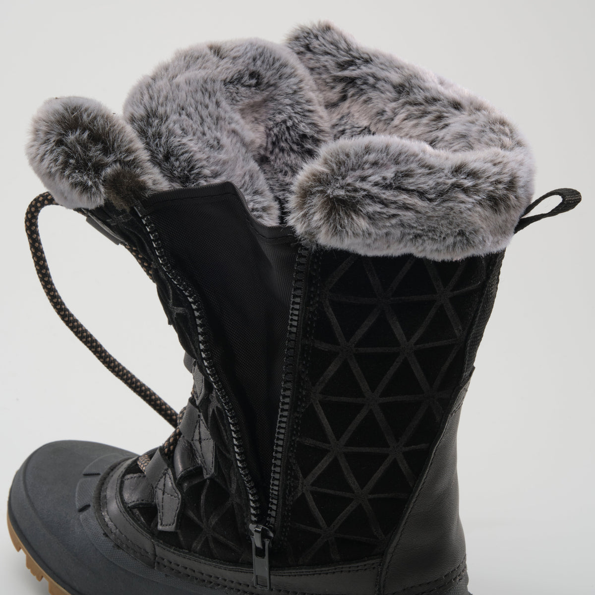 Black : Snovalley 6 Women's Winter boots - Zipper View