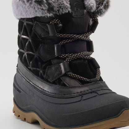 Black : Snovalley 7 Women's Winter Boots - Laces View